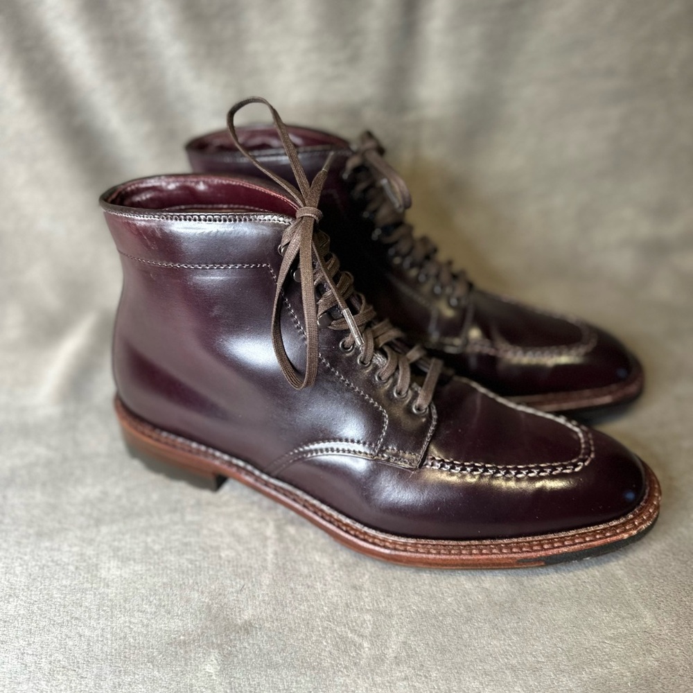 Alden Indy Boots in Color 8 Shell Cordovan (Plaza Last) D8937HC, Size 10D